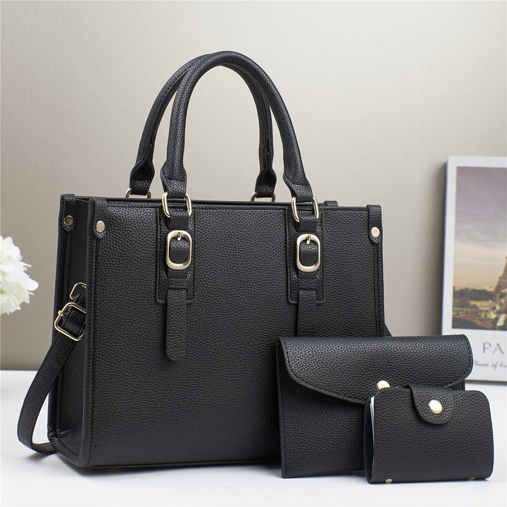 Damen elegante Handtasche mit abnehmbarer Mini-Clutch Nord Taschen