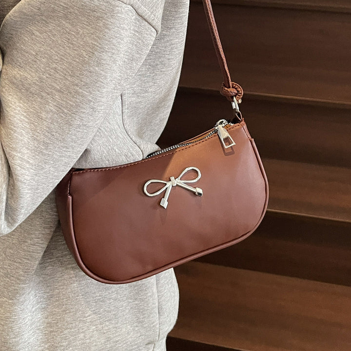 Damen elegante Handtasche mit dekorativen Schleifendetails Nord Taschen
