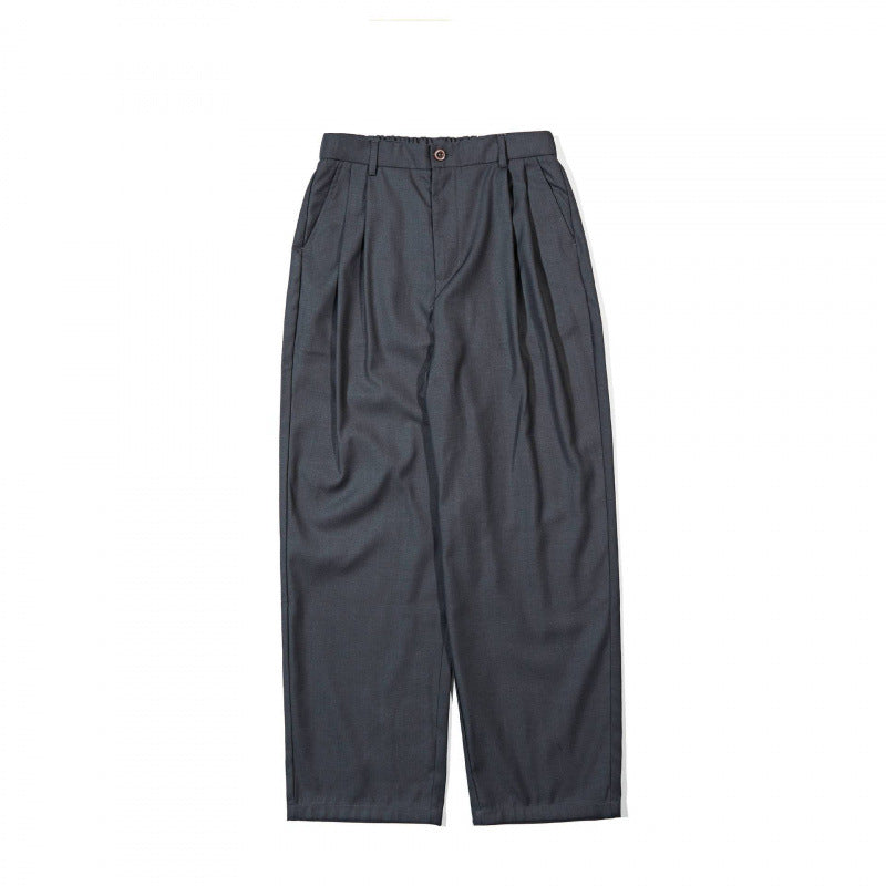 Damen Weite Highwaist-Hose mit Bundfalten, verkürztem Saum und tapered Schnitt Nord Taschen