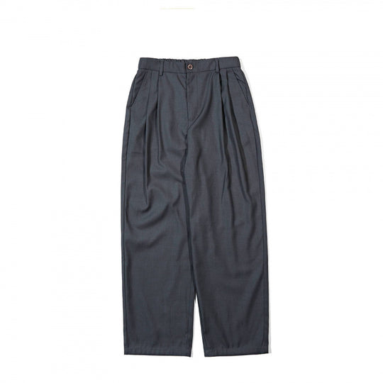 Damen Weite Highwaist-Hose mit Bundfalten, verkürztem Saum und tapered Schnitt Nord Taschen