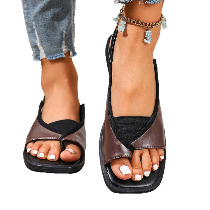 Damen Elegante und bequeme Sling-Sandalen mit flexiblem Fußbett