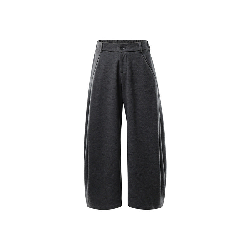 Damen Weite Culotte-Hose aus formstabilem Ponte mit hoher Taille und verdecktem Komfortbund Nord Taschen