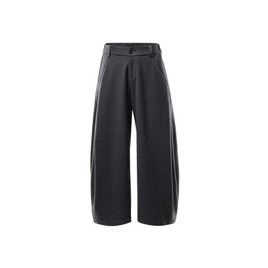 Damen Weite Culotte-Hose aus formstabilem Ponte mit hoher Taille und verdecktem Komfortbund Nord Taschen