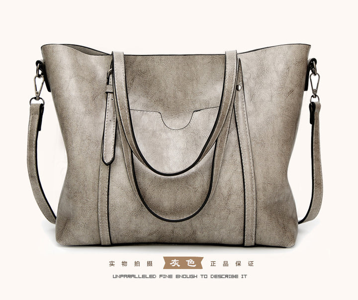 Damen Tote-Handtasche mit elegantem Faltendesign und vielseitigen Trageoptionen Nord Taschen