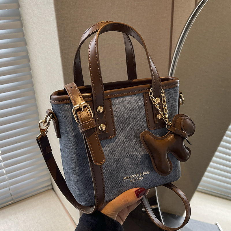 Damen Mini-Handtasche mit abnehmbarem Anhänger Nord Taschen