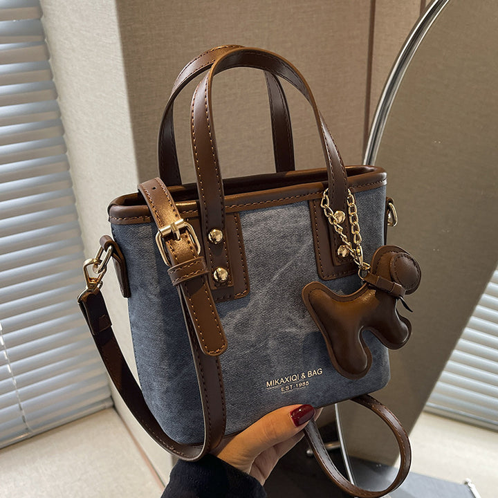 Damen Mini-Handtasche mit abnehmbarem Anhänger Nord Taschen