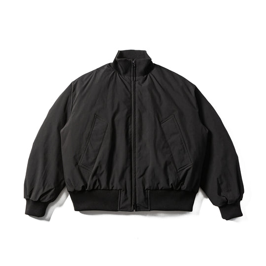Herren Boxy wattierter Kurzblouson mit Rippenkragen und ergonomischen Eingrifftaschen Nord Taschen