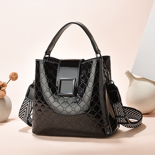 Damen modische Handtasche mit geometrischem Design und abnehmbaren Schulterriemen Nord Taschen