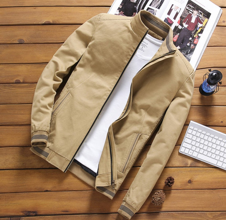 Herren  gefütterte Winterblousonjacke mit weichem Teddyfutter, winddichter Außenhülle und verdecktem Zweiwege-Reißverschluss Nord Taschen