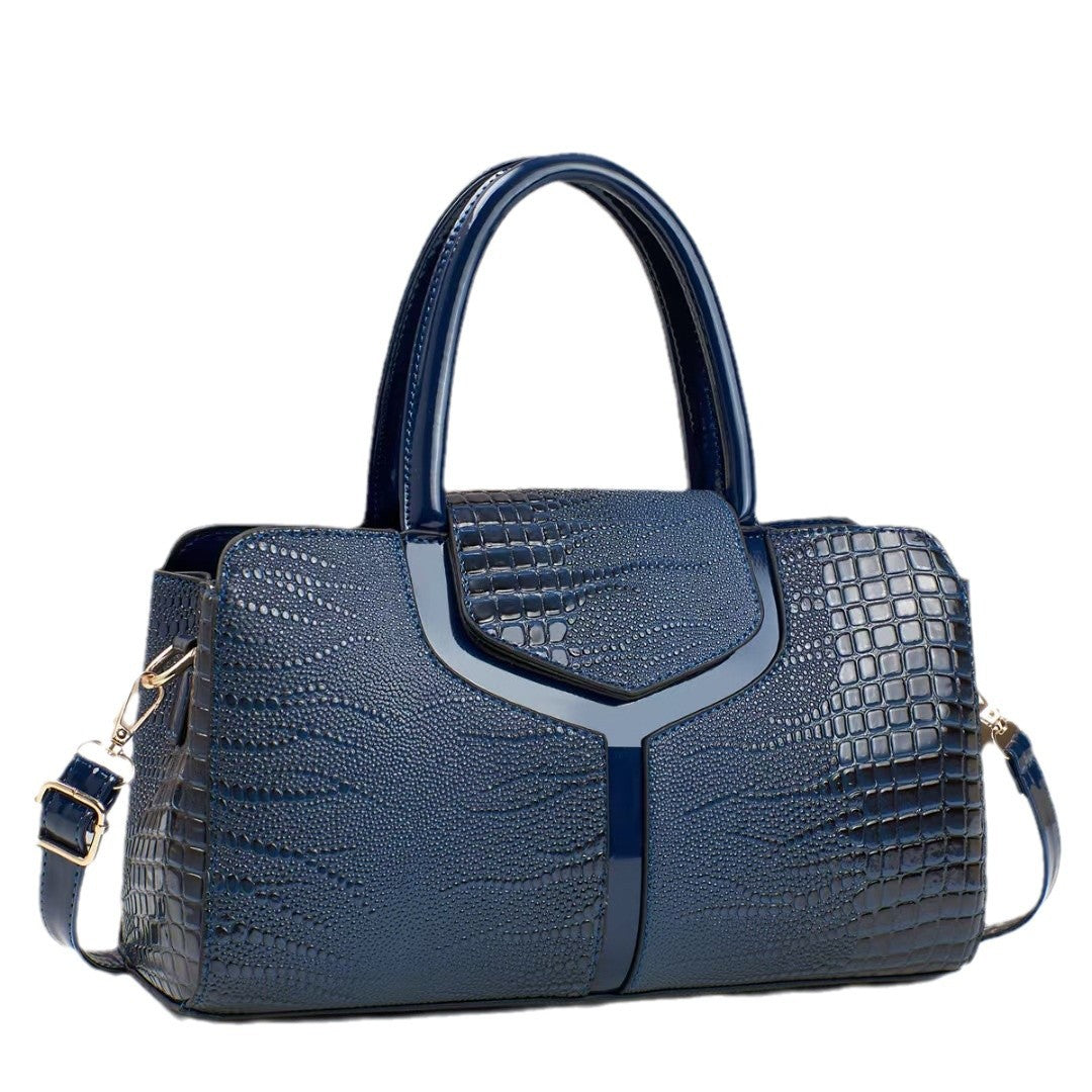Damen elegante Handtasche im modernen Krokodillederstil Nord Taschen