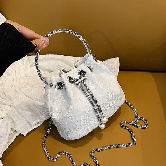 Damen Chic und verspielte Drawstring Tasche Nord Taschen