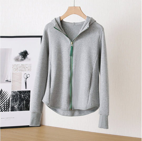 Damen Sportjacke mit Kapuze und Reißverschluss Nord Taschen