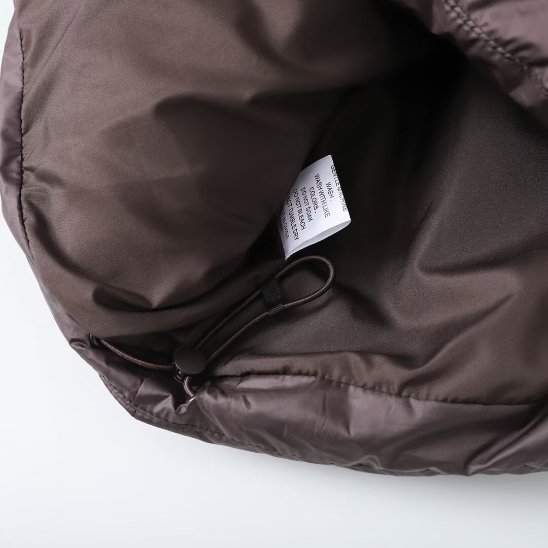 Damen Wattierte Cropped‑Steppweste mit hohem Stehkragen und Reißverschlusstaschen Nord Taschen