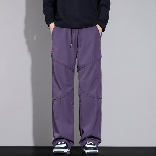 Herren Locker sitzende Cargo-Hose mit Tunnelzug, Knie-Panels und Multifachtaschen Nord Taschen