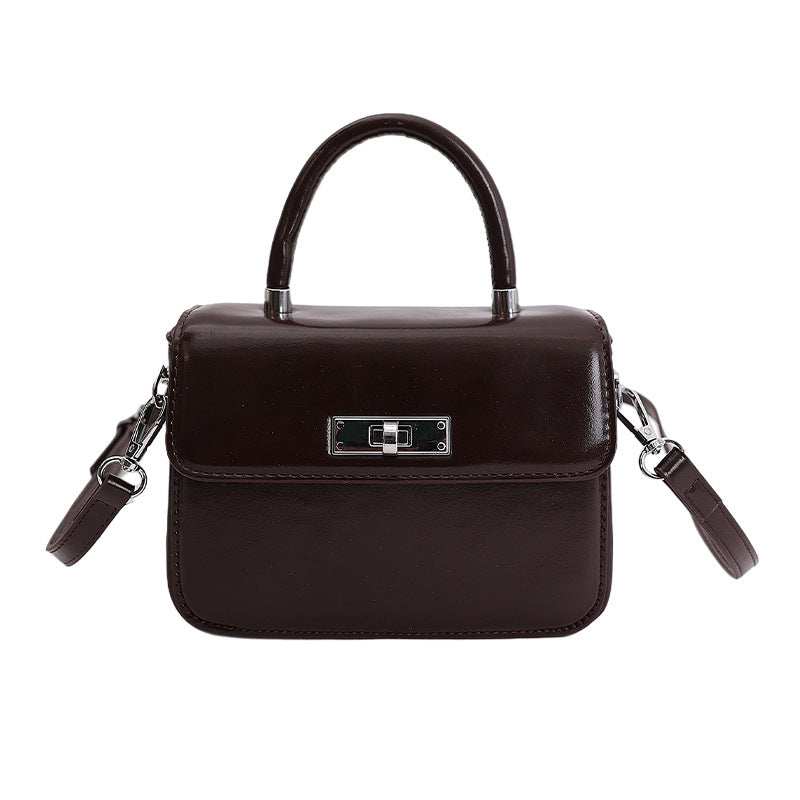 Damen Handtasche mit elegantem Kettenverschluss und abnehmbarem Schulterriemen Nord Taschen