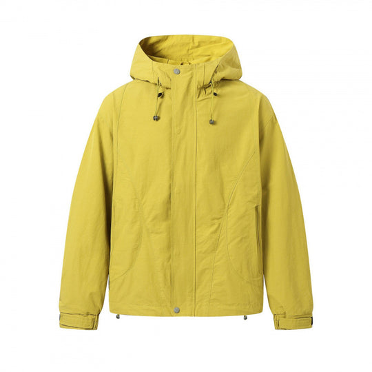 Unisex Kurz geschnittene Kapuzenjacke im technischen Outdoor‑Style mit Kordelzug, verdeckter Frontleiste und verstellbaren Bündchen Nord Taschen