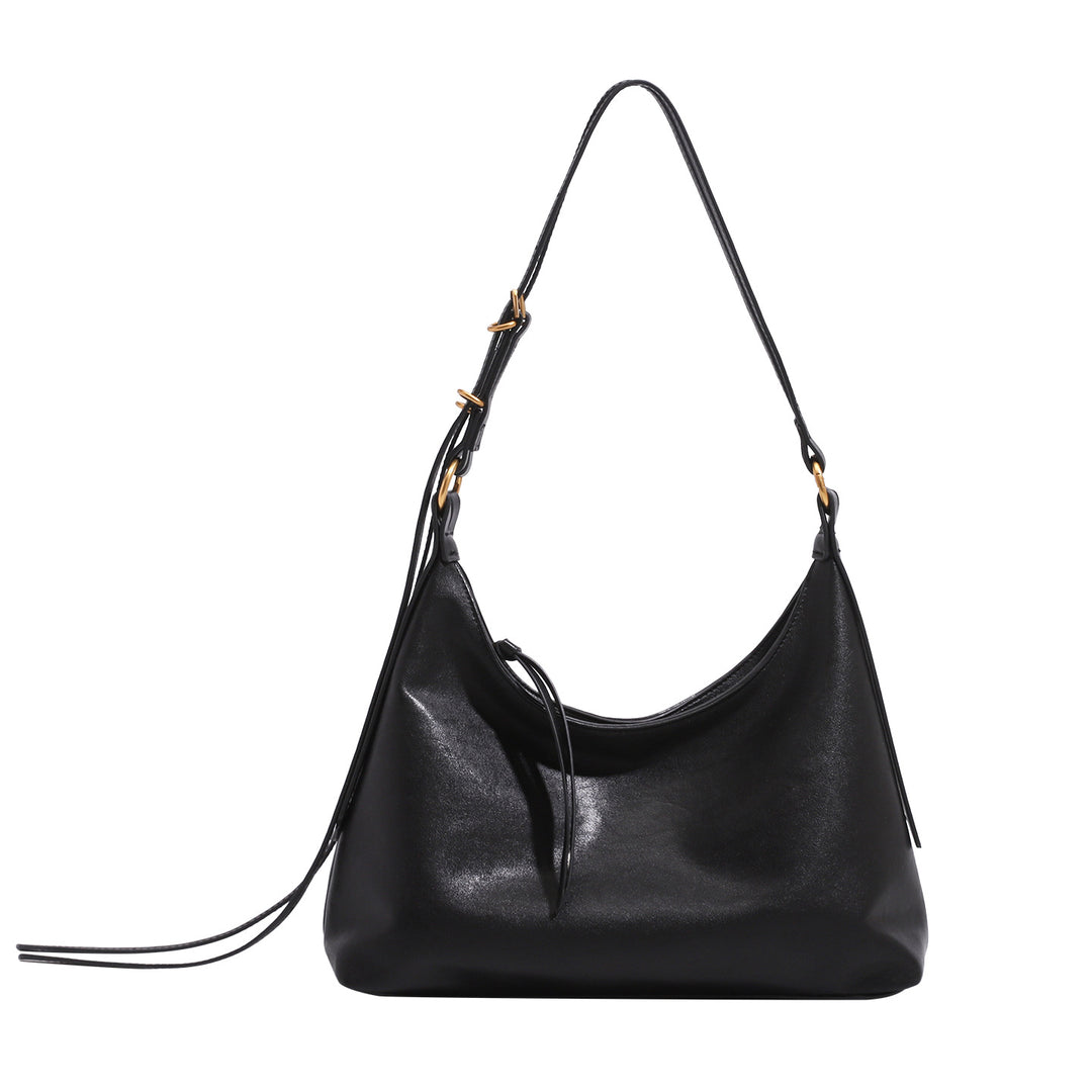 Damen Hobo-Tasche aus hochwertigem Leder mit verstellbarem Schulterriemen Nord Taschen