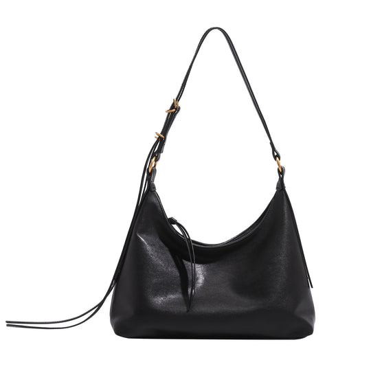 Damen Hobo-Tasche aus hochwertigem Leder mit verstellbarem Schulterriemen Nord Taschen