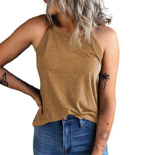 Damen Ärmeloses Sporttop mit lässigem Schnitt und feuchtigkeitsableitender Funktion