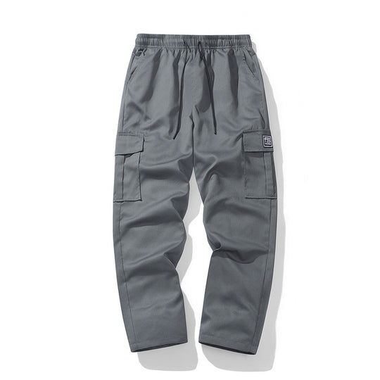 Herren Bequeme Karo Cargo-Hosen Nord Taschen