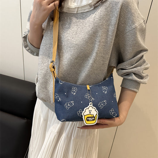 Damen Umhängetasche mit verspieltem Tiermotiv und abnehmbarem Schulterriemen Nord Taschen