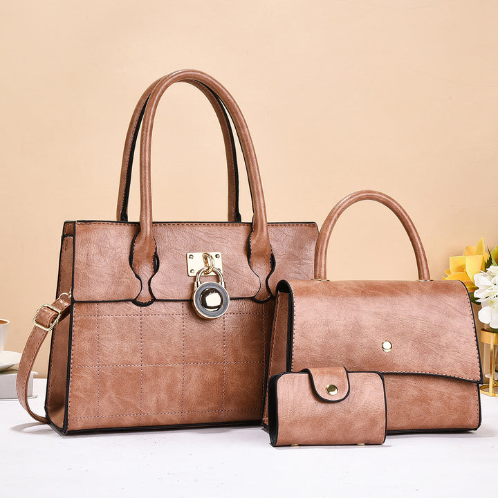 Damen elegante Handtasche mit praktischer Clutch Nord Taschen