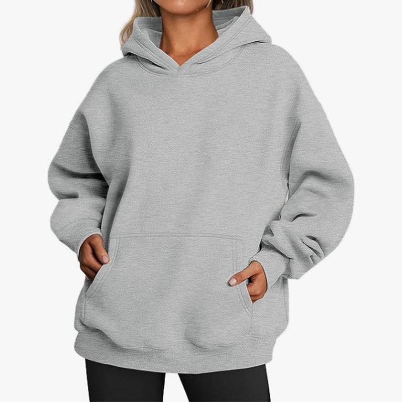 Damen bequemer Kapuzenpullover