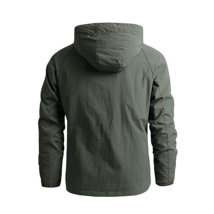 Herren  leichte wasserabweisende Softshelljacke mit Kapuze und Brusttasche Nord Taschen