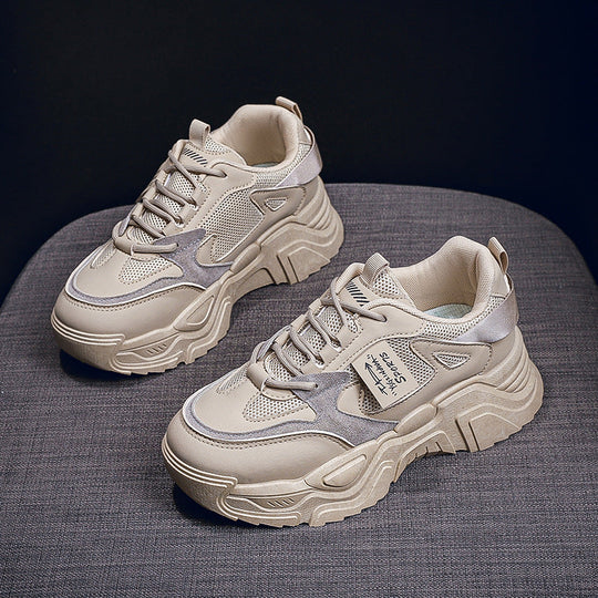 Damen Sneakers im modernen Chunky-Stil mit atmungsaktivem Obermaterial und gepolsterter Sohle
