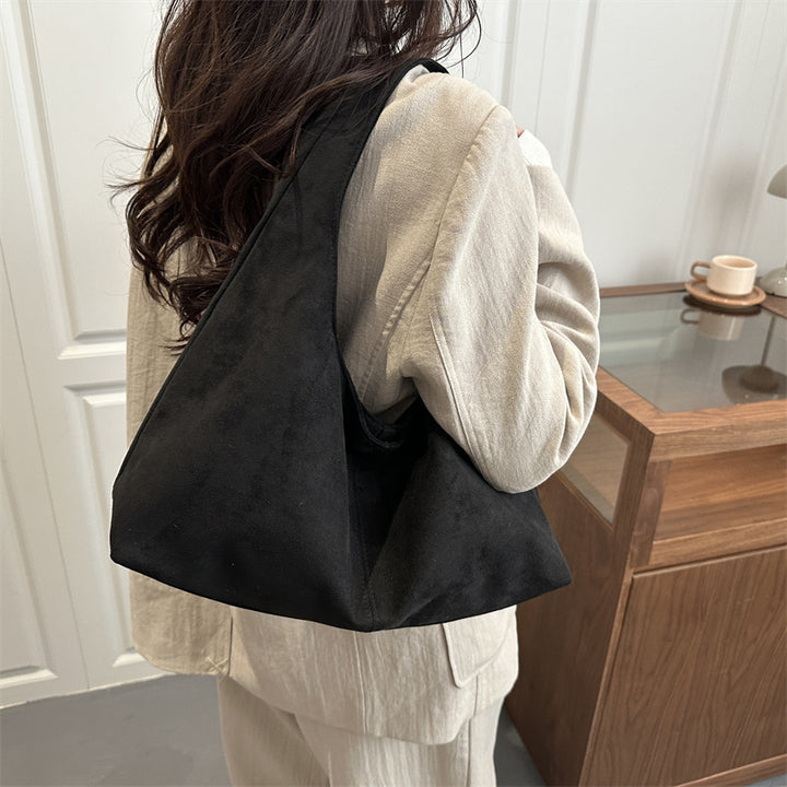 Damen elegante Hobo-Tasche aus feinem Wildleder Nord Taschen