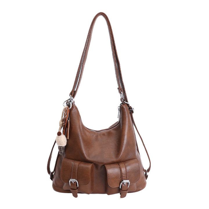 Damen stilvolle Handtasche mit praktischen Außentaschen Nord Taschen