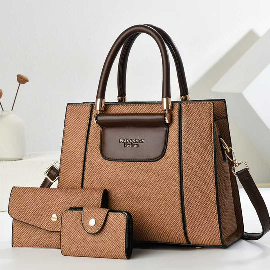 Damen elegante Handtasche mit abnehmbarem Portemonnaie Nord Taschen