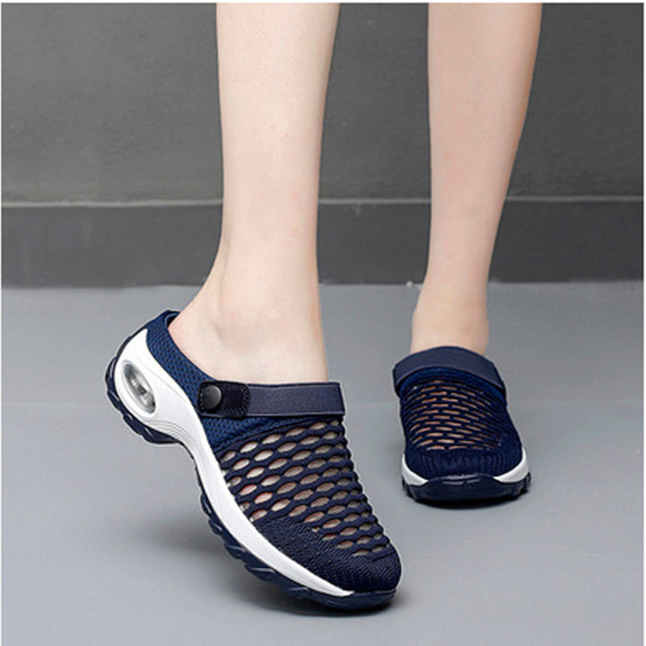 Damen  atmungsaktive Mesh-Clogs mit luftgepolsterter Dämpfungssohle und verstellbarem Fersenriemen Nord Taschen