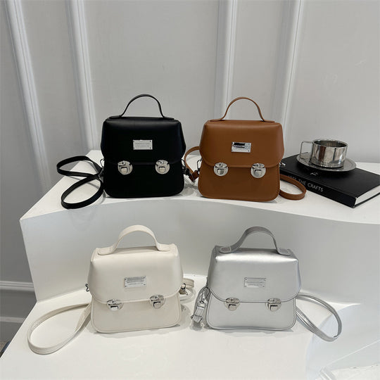 Damen praktische Crossbody-Rucksackhandtasche mit stilvollen Metallakzenten Nord Taschen