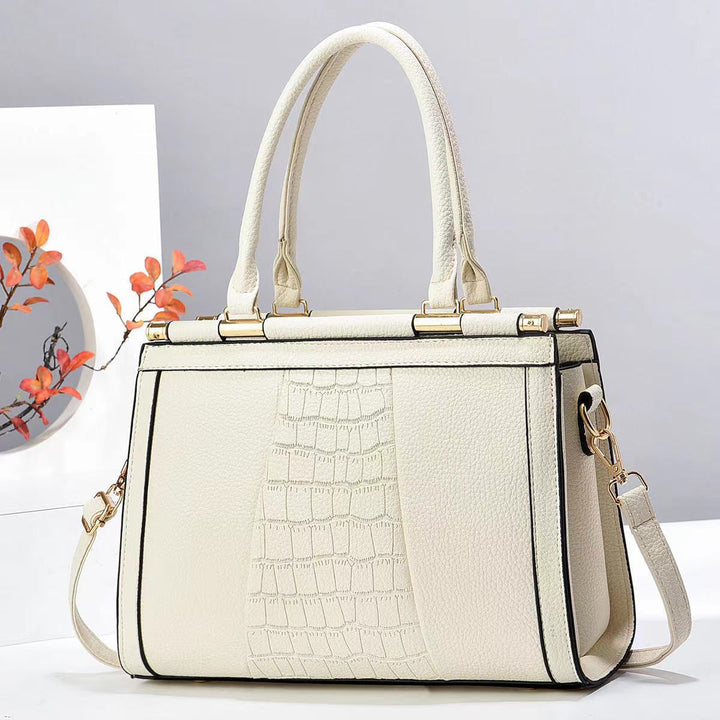 Damen elegante Handtasche mit luxuriösem Krokodillederdesign Nord Taschen