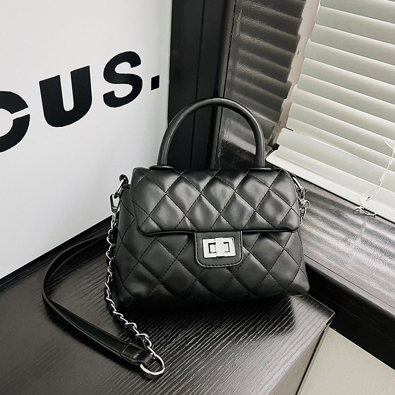 Damen elegante Handtasche mit stilvollem Steppmuster Nord Taschen