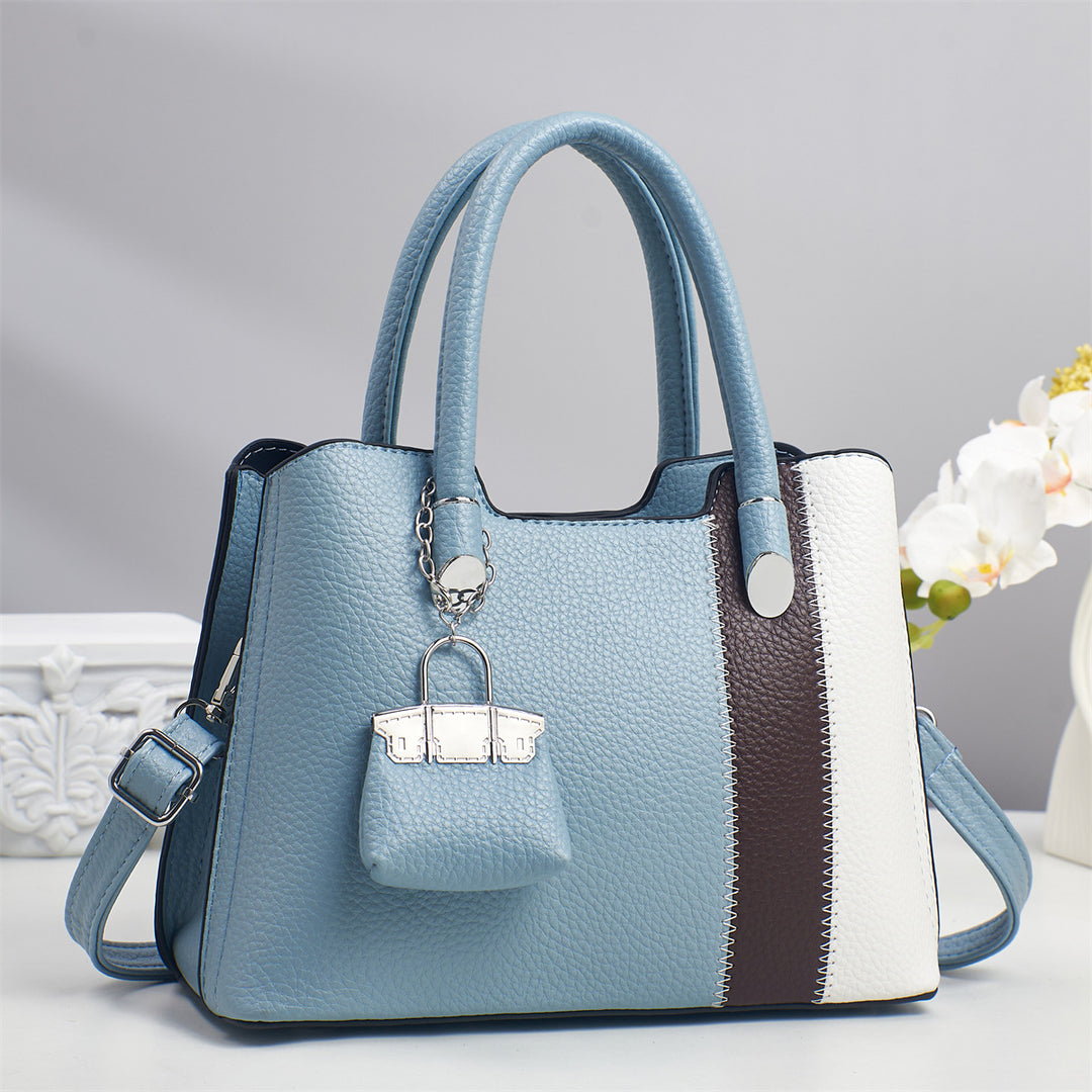 Damen hochwertige Umhängetasche mit elegantem Patchwork-Design Nord Taschen