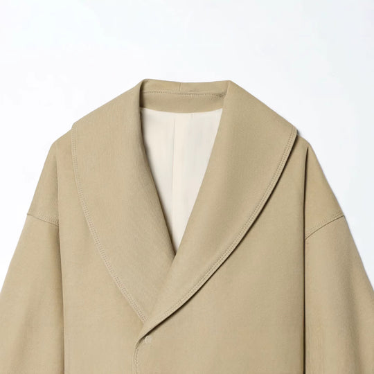 Damen Cropped-Wickeljacke mit großem Schalkragen, Gürtel und Ballonärmeln Nord Taschen