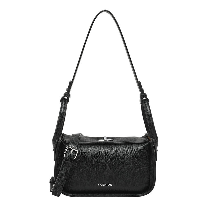 Damen Handtasche aus strukturiertem Kunstleder mit verstellbarem Trageriemen Nord Taschen