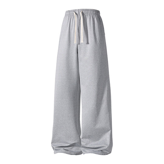 Damen Weite Palazzo-Hose mit elastischem Tunnelzugbund und fließender Satinoptik Nord Taschen