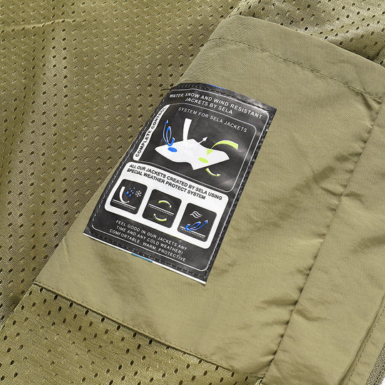 Herren Outdoor-Utility-Weste mit Mesh-Futter, wasserabweisender Nylonoberfläche und Multifunktionstaschen Nord Taschen