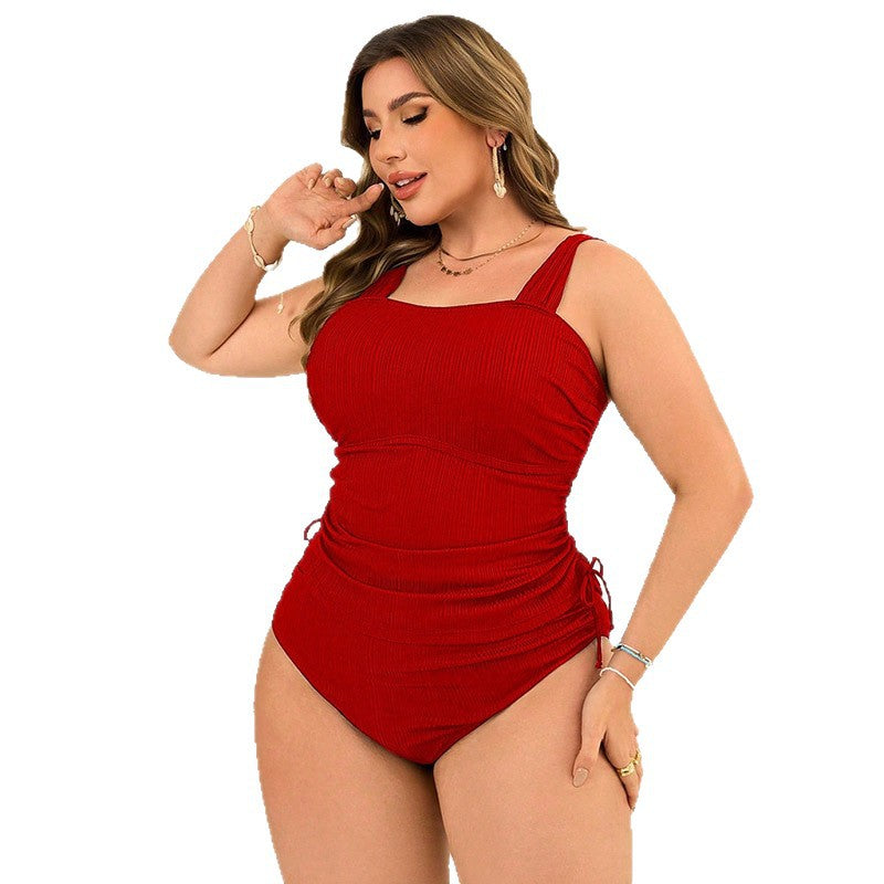 Damen Tankini mit seitlichen Rüschendetails und verstellbaren Trägern Nord Taschen