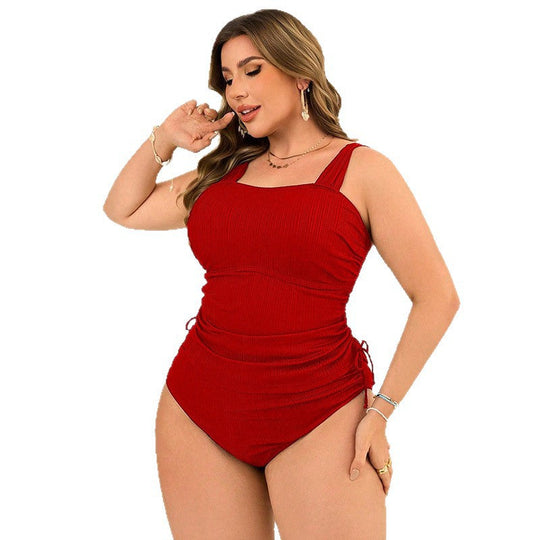 Damen Tankini mit seitlichen Rüschendetails und verstellbaren Trägern Nord Taschen