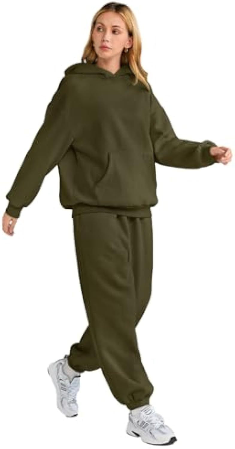Damen Lässiger und bequemer Hoodie- und Jogginganzug Nord Taschen