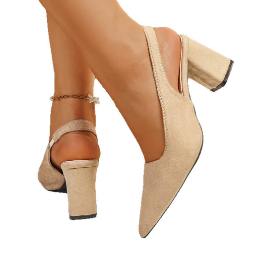 Damen Slingback-Pumps mit elegantem Blockabsatz - Vittorelli