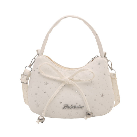 Damen trendige Handtasche mit Sternenmuster und praktischem Kordelzug Nord Taschen