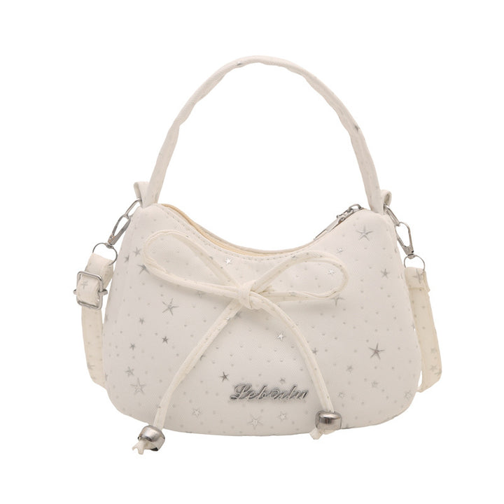 Damen trendige Handtasche mit Sternenmuster und praktischem Kordelzug Nord Taschen