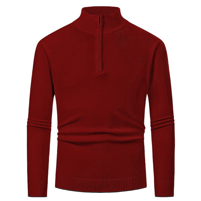 Eleganter Merino Komfort Pullover Damen Reißverschluss Moderne Strickware