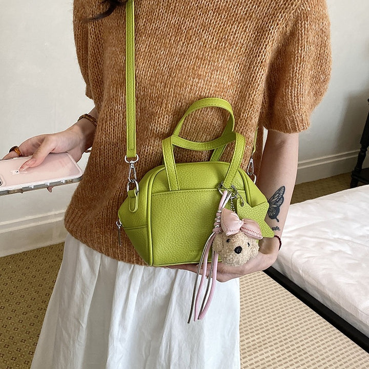 Damen Mini-Tasche mit dekorativem Anhänger Nord Taschen