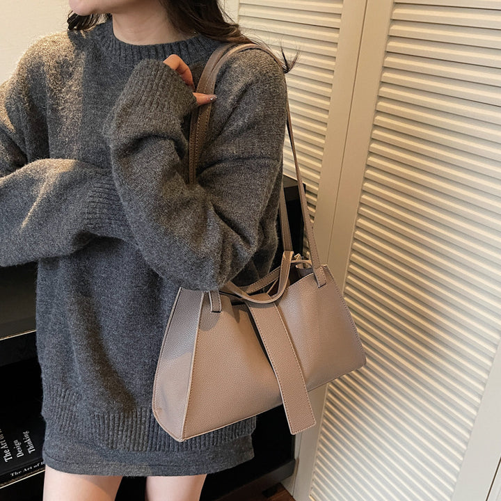 Damen modische Schultertasche aus hochwertigem Leder Nord Taschen